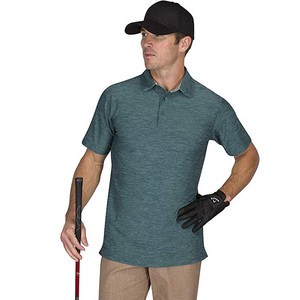 Ropa de hombre con logotipo personalizado de calidad superior, camiseta de Golf de secado rápido de poliéster Spandex de manga corta, camiseta transpirable informal - Product Image 4