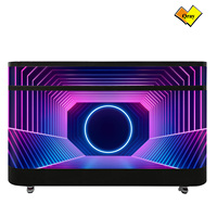 Meilleur prix Écran LED vidéo pour réception, Table de bar intelligente, Affichage LED incurvé pour stand d'exposition et cabine DJ, sur roulettes, Noir, Garantie 1 an
