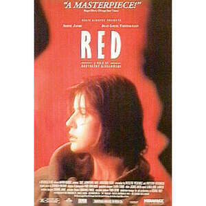 Modern Style Red <b>Poster</b> in Three Colors for Wall Decor Made From Quality Paper - Product Image 1