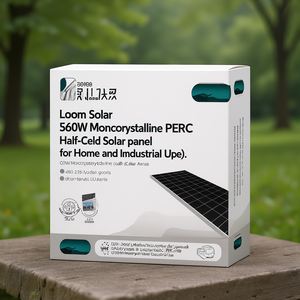 Panel Solar Monocristalino PERC de 560W de Loom Solar, de Media Celda, para Uso Doméstico e Industrial - Product Image 3