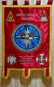 Banderola Masónica para Logia - Banderola de Masón Bordada a Mano, Color y Diseño Personalizables, BAHOO EMBROIDERS - Product Image 4
