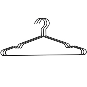 ชุดไม้แขวนเสื้อโลหะ 3 ชิ้น - Product Image 1