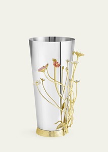 Florero de Metal con acabado negro y dorado, decoración de mesa para centro de mesa de boda y florero para sala de estar - Product Image 6