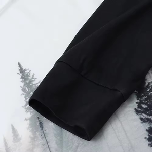 Sweat à capuche unisexe de haute qualité en coton/polyester, décontracté, brodé, surdimensionné, polaire d'hiver, col à capuche, design personnalisé - Product Image 6