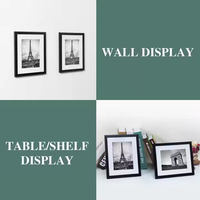 Set bingkai foto 10 Pak, untuk dinding-8x10 dengan/tanpa alas, tampilan kolase bingkai banyak gambar