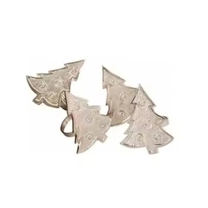 Offre spéciale, ronds de serviette en métal personnalisés, dessus de table, porte-serviettes décoratif, stocké pour le mariage et l'hôtel - Product Image 1