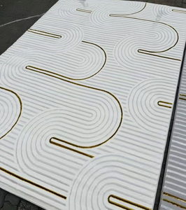 Alfombras Turcas Modernas de Polipropileno Tejidas a Máquina, Alfombras de Yute de Alta Calidad Resistentes a las Manchas, de Pelo Alto, Abstractas, para Dormitorio - Product Image 2