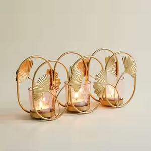 Lanterne en métal enduite d'or nouvelle lanterne en métal finie pour la maison hôtel salon de noël article décoratif d'utilisation - Product Image 3