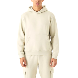 Conjunto Deportivo con Capucha para Hombre, 100% Algodón, Color Sólido, Largo, Informal, Transpirable, Sudadera y Pantalones, Estilo Otoñal - Product Image 3