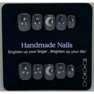 Moonchild XSmall Nail Art con Unghie Finte Adesive - Product Image 1