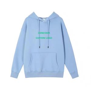 Sweats à capuche vierges Logo personnalisé poids lourd surdimensionné goutte épaule pull à capuche hommes Streetwear - Product Image 5