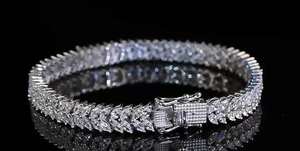 Bracelet gravé avec nom personnalisé Bijoux de mode unisexe pour couple ou cadeau - Product Image 3