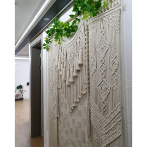 Arco de Macramé de Lujo para Bodas, Separador de Ambientes Colgante para Puerta, con Fondo de Macramé para Colgar en la Pared para Bodas - Product Image 2