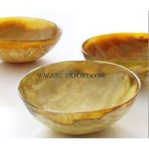 Attractive Design Home Table Accessories Food Serving Bowl Finest Quality Horn Material Bowl for Dinner and <b>Lunch</b> Serving Bowl - Product Image 2