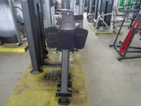 Máquina de prensa de piernas sentado comercial con pila de pesas de 100 kg, equipo de entrenamiento de fuerza con carga de pin para gimnasio comercial