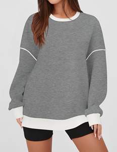 Élégant avec la mode OEM tricoté automne et hiver Streetwear écologique respirant Yoga Gym Workout Sweat Shirt - Product Image 4