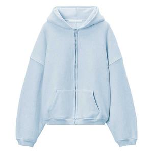 MOVATEXTILES Thermique 100% Coton Bssics Blank Hommes Coton Hoodie Street Wear Épais Polaire Hoodies Blank Hommes Casual Style Hoodie - Product Image 3
