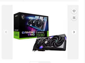 Nouvelle carte graphique GeForce RTX 5080 16G GAMING TRIO OC. - Product Image 3