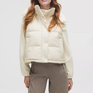 Veste sans manches pour femme, doudoune d'hiver rembourrée, vêtement d'extérieur isolé, fabrication en usine - Product Image 1