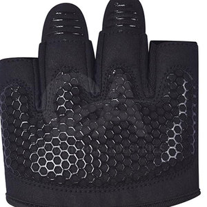 Guantes de Neopreno sin Dedos para Entrenamiento con Pesas y Fitness, Guantes de Neopreno Resistentes con Agarre Antideslizante en la Palma - Product Image 4