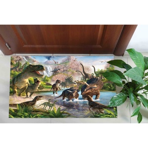 Dinosaur <b>Rugs</b>, Dino <b>Rug</b>, Boy Room <b>Rug</b>, Children <b>Rugs</b>, Gift For Him,<b>Chenille</b> <b>Rug</b> - Product Image 5