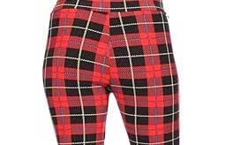 กางเกงขาบานพิมพ์ลายตารางหมากรุกของผู้หญิงกางเกง2025 - Product Image 4