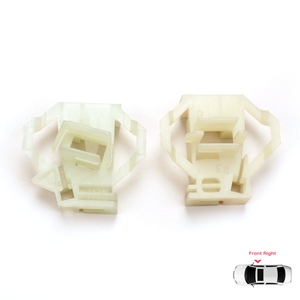 Clips de réparation de lève-vitre BWR34+BWR63 avant droit pour Polo Classic 6V Caddy MK2 Cordoba MK1 Ibiza MK2 Inca Octavia MK1 1U 6K - Product Image 1