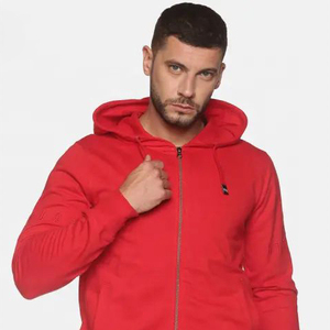 Sweat-shirt à capuche zippé pour homme, nouveau style streetwear décontracté, uni, toutes couleurs, design personnalisé - Product Image 5
