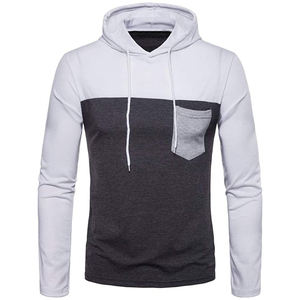 เสื้อฮู้ดผู้ชายทรงหลวม ผ้าฝ้ายนุ่ม สวมใส่สบายตลอดวัน - Product Image 3