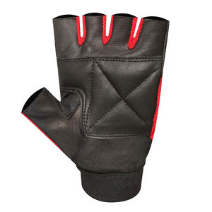 2025 Unisex personalizado medio dedo cuero entrenamiento Fitness guantes nuevo diseño gimnasio levantamiento de pesas guantes para hombres - Product Image 4
