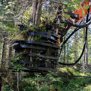 Graafmachine Accessoires Bosbouwmachines Gebruikte Hydraulische Boomschaar - Product Image 4