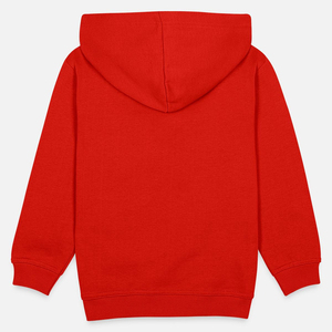 เสื้อมีฮู้ดสำหรับเด็กเสื้อฮู้ดแบบสวมหัวสำหรับเด็กผ้าฝ้าย100% สีพื้นแบบกำหนดเอง - Product Image 2