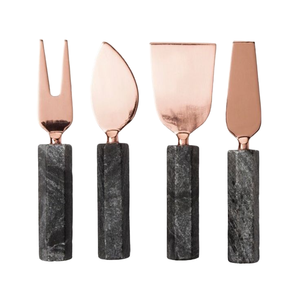 Ensemble de couverts de cuisine pour hôtel avec manche en bambou, couteau, fourchette et spatule, produit le plus vendu, ensemble décoratif pour couper le fromage - Product Image 6