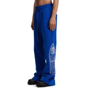 Pantalones Jogger Personalizables de Lona Gruesa con Pedrería para Hombre, Estilo Diamante Brillante, Deportivos, Casuales, de Calle, Secado Rápido y Transpirables - Product Image 1