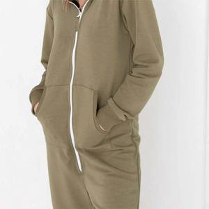 Soft and Stylish <b>Women</b> <b>Fleece</b> Onesie - Comfortable One-Piece <b>Pajama</b> - Perfect <b>for</b> Lounging and Bedtime - Product Image 4