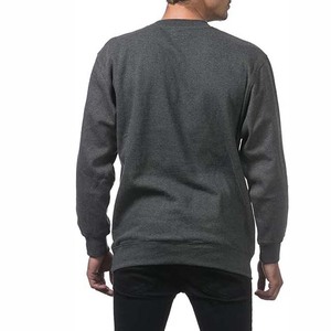 Sudadera de Felpa para Hombre, Cuello Redondo, 400g, Gris, Personalizada, 100% Algodón, Bordada, Transpirable, Ropa Básica - Product Image 2