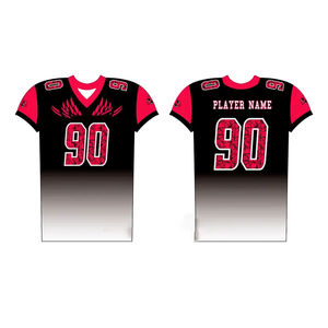 100% poliéster recién llegado personalizado de alta calidad Venta caliente nuevo diseño personalizado camisetas de fútbol americano - Product Image 5