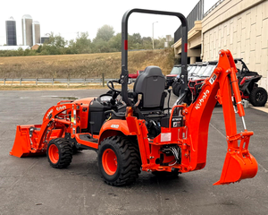 Entrega Gratuita Tractor de Ruedas Kubota BX23S con Cortadora de Césped y Retroexcavadora - Product Image 4