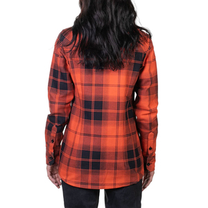 Haute qualité surdimensionné solide femmes flanelle chemises mode décontracté doux respirant Double poche bouton décoration automne saison - Product Image 2