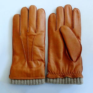 Fabricants directs d'usine, gants d'hiver pour hommes, couleur et logo demandés par le client, qualité professionnelle, gants d'hiver en cuir tendance - Product Image 1