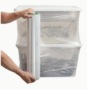 Rouleau d'emballage extensible en PVC du fabricant barrière de palette film d'emballage extensible gelée sac à fermeture éclair emballage 50cm pour les aliments - Product Image 5