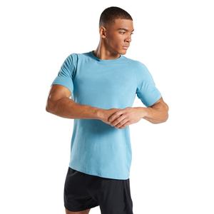 T-shirt de sport pour homme, vente en gros, logo personnalisé, coton, manches courtes, fitness, gym, musculation, séchage rapide, respirant - Product Image 4