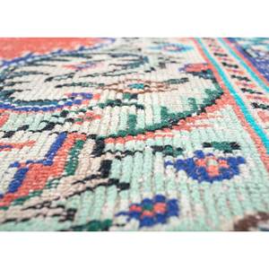 Alfombra de Lana Anudada a Mano Estilo Vintage, Patrón de Medallón Rojo y Naranja, Gran Tamaño 9x12 para Decoración de Sala de Estar, Nombre del Producto: Pae-2812 - Product Image 3