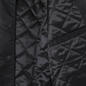 Chaqueta Bomber Acolchada de Lona Satinada, Cortavientos, Unisex, Ropa Urbana, Logotipo Personalizado al por Mayor, Chaqueta Formal de Piel de Oveja - Product Image 3