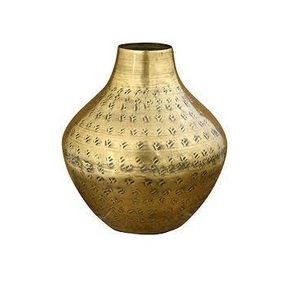 Acheter des vases nordiques de qualité supérieure avec top garde en métal en forme personnalisée disponible vases décorés conçus - Product Image 2