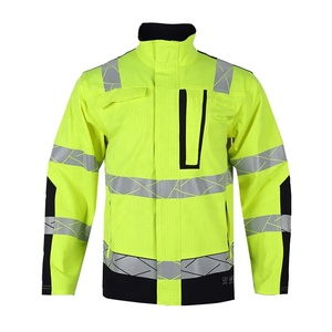 Conjunto de Ropa de Trabajo de Protección Industrial OEM Clase 2, Resistente al Viento, Térmico, para Exteriores, con Visibilidad Nocturna, de Poliéster - Product Image 1