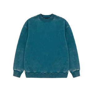 Prix de gros – Nouveaux sweats à capuche et sweat-shirts en molleton 100 % coton tie-dye pour femme, imprimés avec logo frontal délavé à l'acide, idéal pour l'hiver - Product Image 4
