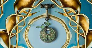 Beautifully Eagle Engraved Brass Door Padlock Security <b>Locks</b> with 2 Keys Fully Functional Door <b>Locks</b> - Product Image 3