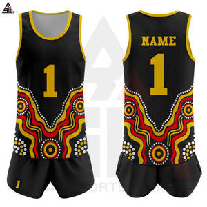 Ensembles d'uniformes de volley-ball personnalisés bon marché pour hommes femmes unisexe de haute qualité 100% polyester imprimé Service OEM - Product Image 5