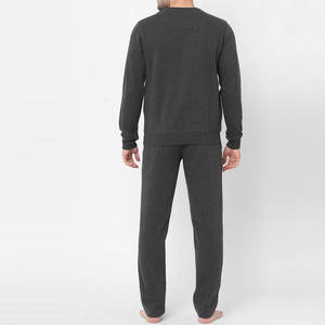 2025 grande taille respirant survêtement Joggers 100% coton hiver survêtements pour hommes-couleur unie en gros prix raisonnable - Product Image 4